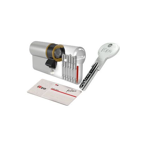 ISEO R6 PLUS CILINDRO NICHEL 60 MM 25.10.25 (30-30)- ISEO SERRATURE- 1,0 pz