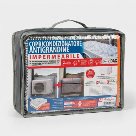 Telo antigrandine per unità esterna condizionatore 100x80x50 cm (1/4)
