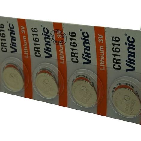 Pack de 5 piles Vinnic pour DIVERS CR1616-1W (1/2)