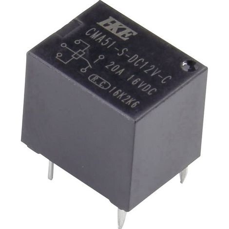 HKE CMA51-S-DC12V-C Relais automobile 12 V/DC 35 A 1 inverseur (RT) (1/3)