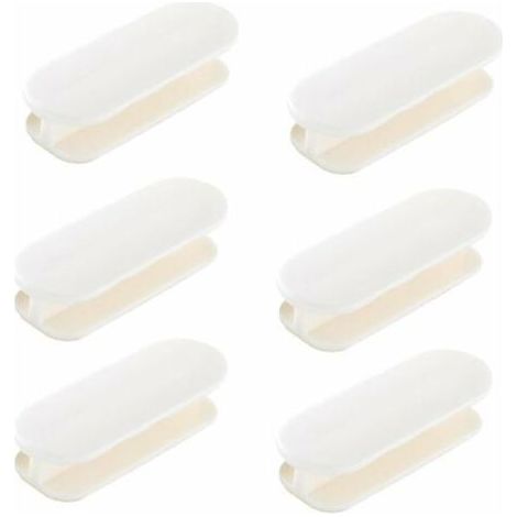 Auto-adhésif Fenêtre de Traction Poignée en plastique pour portes et fenêtres Armoire Réfrigérateur Porte Fenêtre Poignée Pratique Ouverture Poignées Autocollantes Porte coulissante poignée (1/4)