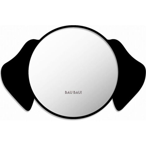 Specchio magnetico da parete silhouette cane per ufficio e casa