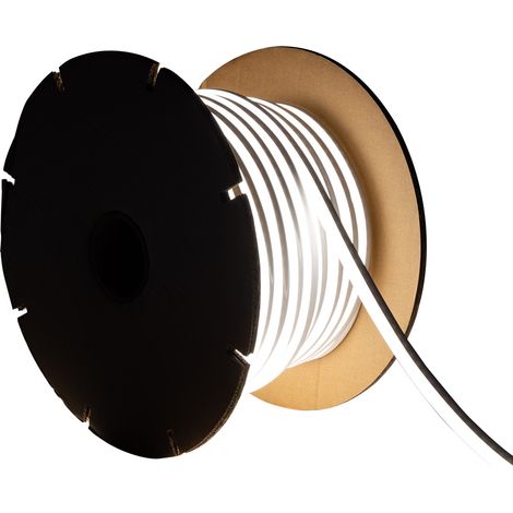 Tira LED Neón Regulable 220V BOBINA 50m SFLEX8 8W/m Corte 100cm IP65 Blanco Frío (1/4)