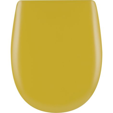 Abattant WC Ariane Jaune Souffre mat - descente manuelle et déclipsable - Olfa