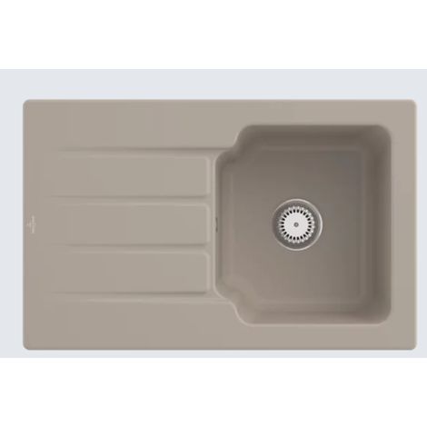V&B Spüle Architectura 45 m Abl.garn, Hand., almond CeramicPlus (1/4)