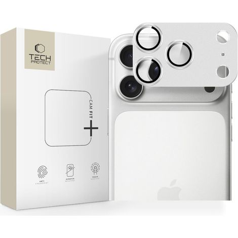 Vetro per lente della fotocamera Camfull Fit+ per iPhone 17 Pro Max - Argento (1/4)