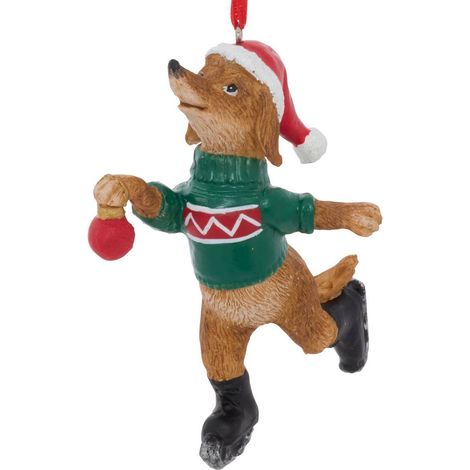 SDN RESINA PERRO JERSEY DE NAVIDAD 10CM - Feeric lights & christmas (1/5)