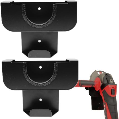 Support mural pour meuleuse d'angle - Support flexible universel pour meuleuse d'angle - Support mural stable pour atelier et garage - Support mural stable pour meuleuse d'angle (1/5)