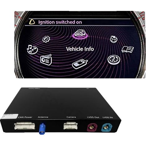 CarPlay sans fil Android Auto, compatibilité Mini, installation facile, système CIC (1/2)