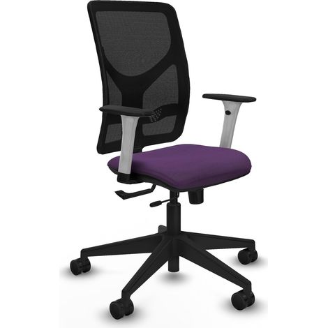Sedia da ufficio piqueras y crespo Motilla bianco regolabile comoda (1/2)