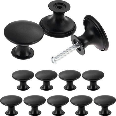Knob De Meuble - En Alliage De Zinc - Style Vintage - Pour Tiroirs Armoires Commodes - Lot De 12 (1/5)