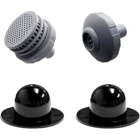 Kit de filtro de entrada/salida para piscinas elevadas, 1,25 pulgadas, juego de repuesto. (1/5)