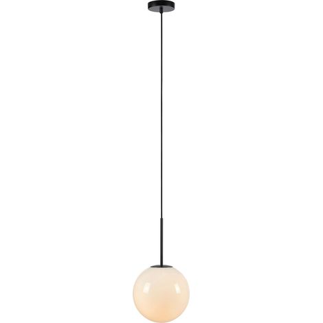 Markslojd DIONE Suspension Plafonnier 1 Globe Light Blanc, Noir (1/3)