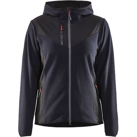 Veste de travail tricotée femme 5941 - Marine foncé/Noir S (1/4)