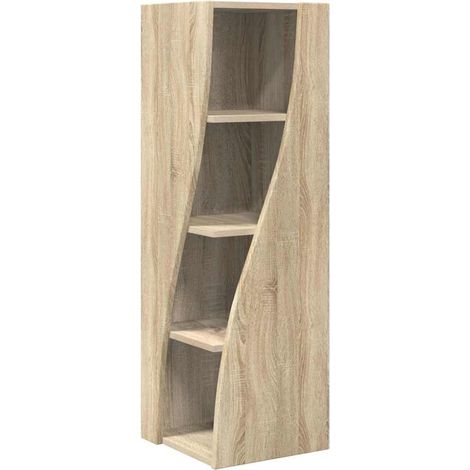 Maison Exclusive - Meuble d'angle Chêne Sonoma 32x32x102cm Bois d'ingénierie (1/5)