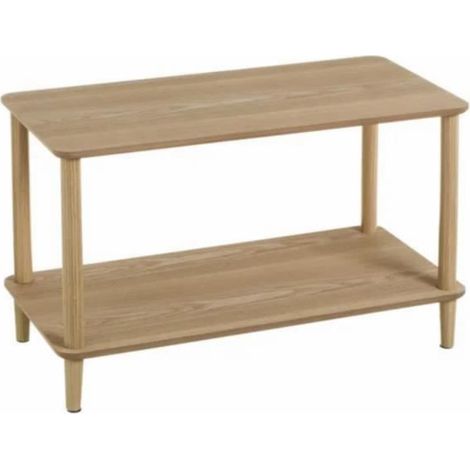 Table basse coloris naturel - Longueur 100 x Profondeur 50 x Hauteur 36 cm (1/3)