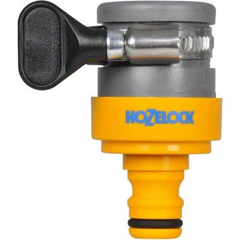 Hozelock Connector for Round Spout Faucets (14-18mm Diameter) – Corrosion-Resistant, Easy Installation, Suitable for Garden Hoses and Watering Systems