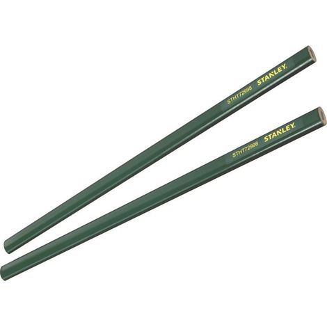 MATITA DA FALEGNAME E MURATORE VERDE MM.300- - (STHT1-72998) - 12 pezzi STANLEY