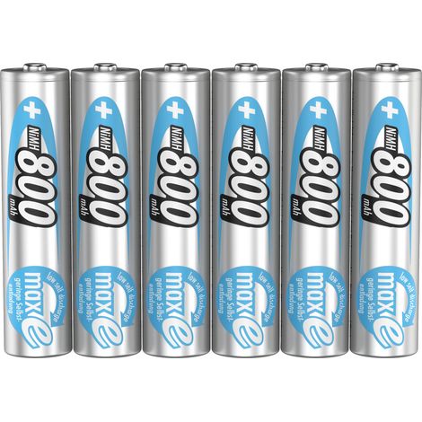 Ansmann maxE HR03 Micro (AAA)-Akku NiMH 800 mAh 1.2 V 6 St. (1/5)