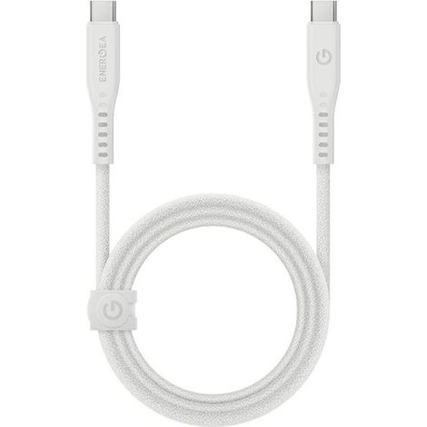 Câble USB-C ENERGEA 1,5 m à charge rapide, blanc (1/5)