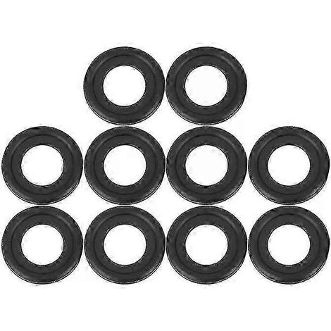 10 Stück schwarze Gummidichtungen für Ölablassschrauben, passend für GM 12616850 3536966 097-119-JXLGV (1/5)