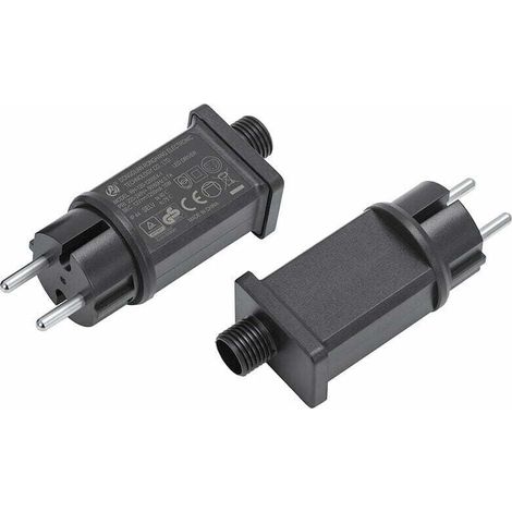 12V LED-Netzteil, XU, IP44 LED-Transformator, Niederspannungs-LED-Adaptertreiber für Weihnachtsbeleuchtung, Lichterketten (1 Stück) - KZQ (1/4)