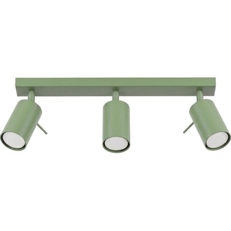 Plafones RING salvia acero 3xGU10 45cm Sollux (1/2)