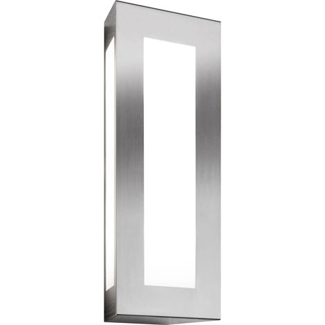 Luminaire extérieur CMD Edelstahl acier inoxydable argenté L 16 cm E27 IP44 réf. CMD-36 (1/5)