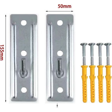 Wall Mounting Brackets for Water Heaters, Installation Plate for Electric Water Heaters, Metal Bracket (1/5)