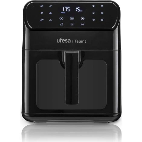 Ufesa Talent Friggitrice ad Aria Senza Olio, AirFryer da 6,5L, 13 Programmi, 1500 W, Timer, Temperatura 200ºC, Luce interna, Senza BPA (1/5)