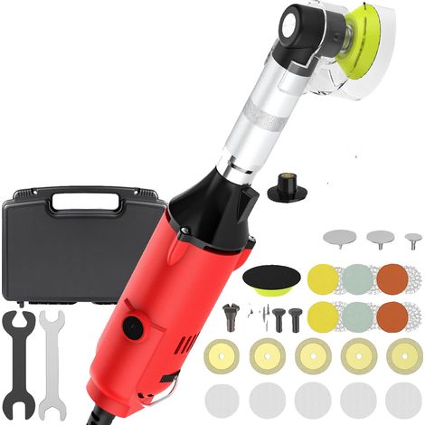 Máquina rectificadora, 350 W de potencia, 6 velocidades ajustables, color rojo. (1/2)