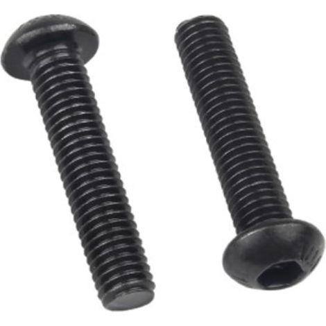 1000 vis à tête cylindrique M24, grade 10.9, en acier inoxydable 304 A2-70, norme ISO 7380 noir).