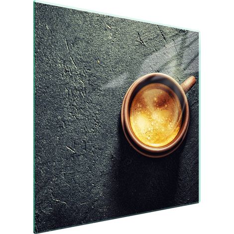 Protezione in vetro per piano cottura 50x52 Caffè (1/5)