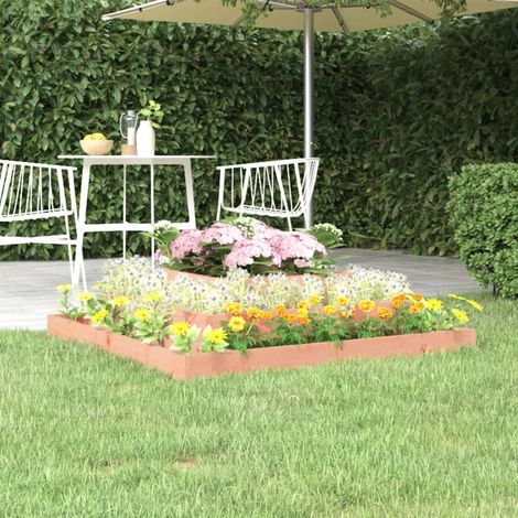 Planter 110x110x27 cm Solid Wood Douglas vidaXL (1/5)