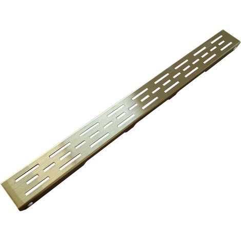 Saniclass Grille caniveau de douche 160cm Laiton PVD (1/5)