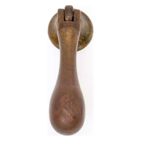 CIONDOLO IN ZAMA 20X65MM PATINATO ANTICO CON ROSET