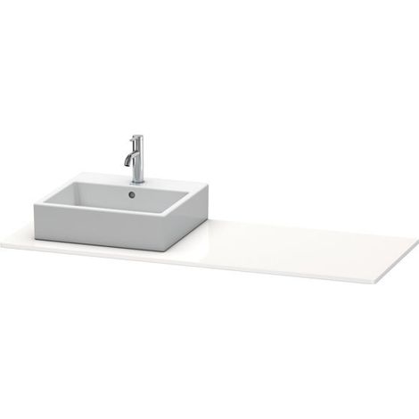 Consola Duravit XSquare, 1 hueco a la izquierda, 1400x16x550mm, (1/3)