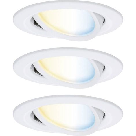 Paulmann 92440 Plafoniera LED, Lampada LED da incasso 6 W Bianco opaco (1/5)