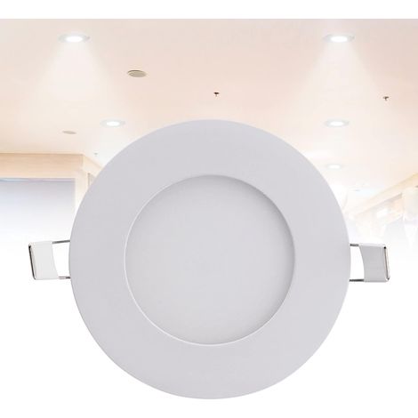 Verkauf 6 W LED-Downlights für Decken 10,2 cm, 6500 K kaltweiße LED-Einbaustrahler, Loch Ø 100 mm, 360LM IP21 Spots für Flur Wohnzimmer 1 Packung