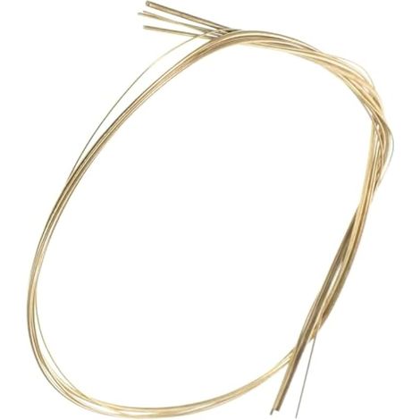 4pcs Baguettes Métalliques en Cuivre Or pour Soudage Bijoux, Résistantes la Casse la Rouille, pour Loisirs Créatifs et Fabrication de Bijoux (1/5)
