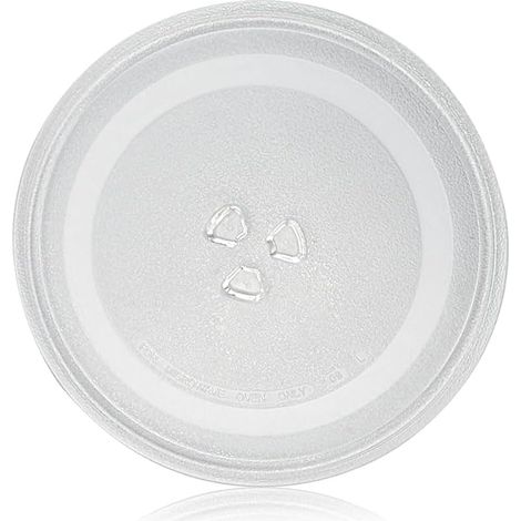 Plateau Micro Onde Universel 24.5cm Plateau pour Micro-ondes Plateau Tournant Universel en Verre Microwave Plate Turntable Verre Micro-Ondes avec 3 Fixations pour Divers Micro-Ondes (1/5)