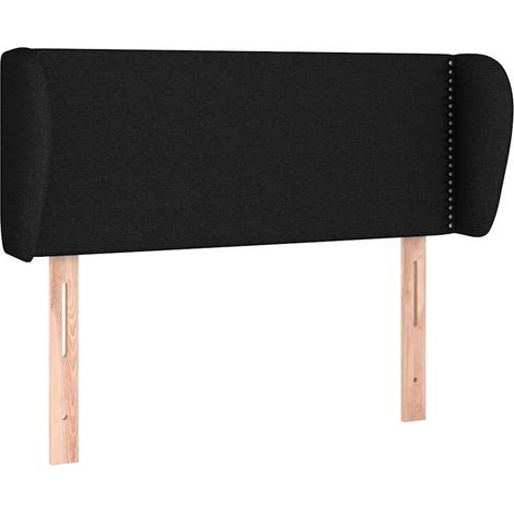Maison Exclusive - Cabecero de tela negro 83x23x78/88 cm (1/5)