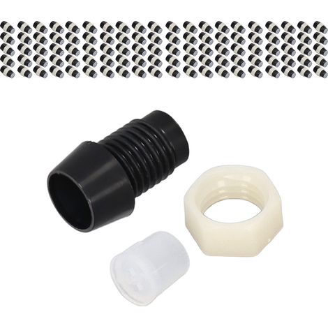 Support LED Noir 5mm - 100 Pièces pour Montage Panneau - Kit d'Installation LED (1/5)