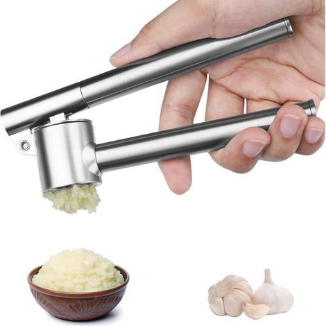 Presse-ail en acier inoxydable, presse-ail professionnelle pour la cuisine, broyeur d'ail manuel, ustensiles de cuisine ménagers (1/5)