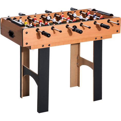 Table multi-jeux 4 en 1 babyfoot billard air hockey ping-pong bois accessoires 92x78x80 cm