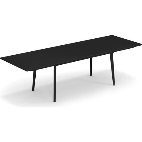 EMU Plus4 Table à rallonges 160 + 110 Noir Raggrinzé 24 (1/5)