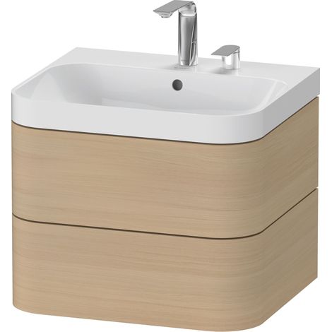 Set c-bonded Duravit Happy D.2 Plus suspendido, 575x490mm, 2