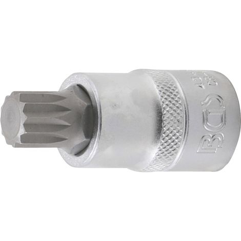 Llave vaso BGS XZN cromo 12 5 mm 55 mm