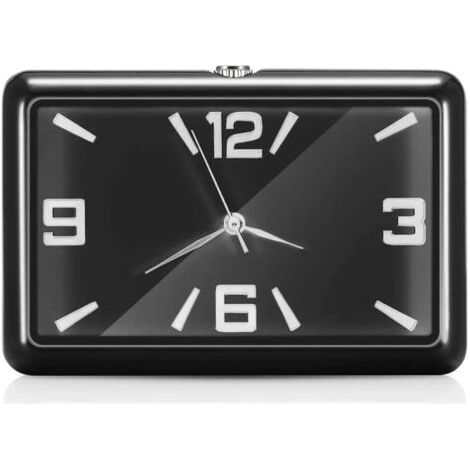 TONYSA Horloge de voiture Mini Automobiles Horloge numérique interne à coller Accessoires décoratifs pour voiture Cadeaux (1/5)