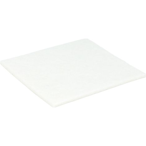 Feltrino adesivo rettangolare 50 x 100 mm. - bianco - 1 pz.